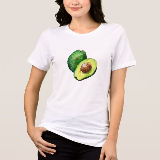 Avocado Tri-Blend Shirt (Voorkant)