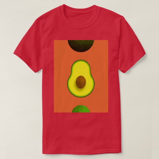 Avocado Tropical Creative Charming Planten Classic T-shirt (Design voorkant)