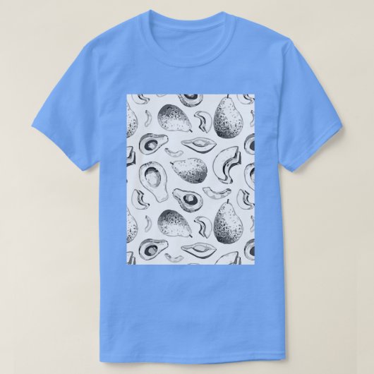 Avocado Tropical Creative Summer Flavour T-shirt (Design voorkant)