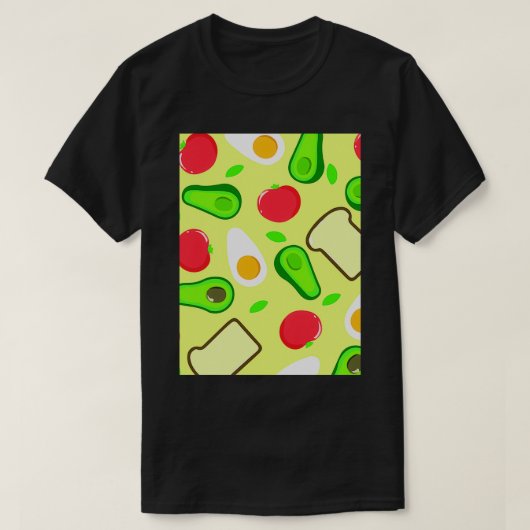 Avocado Tropical Creative Sweet Tropical Classic T T-shirt (Design voorkant)