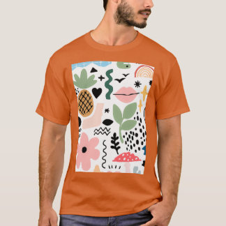 Avocado Tropical Delicious Flowers Planten T-shirt