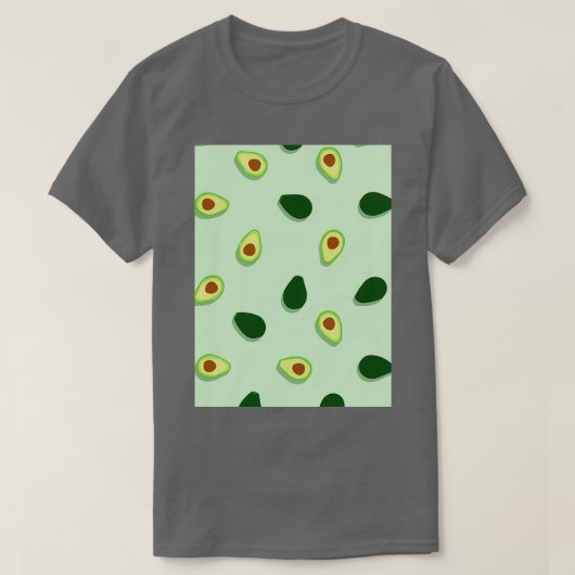 Avocado Tropical Delicious Splendid Palm T-shirt (Design voorkant)