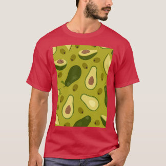 Avocado Tropical Delicious Style Floral T-shirt