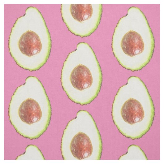 Avocado Tropical Fruit Stof (Swatch)