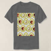 Avocado Tropical Textile T-shirt (Design voorkant)