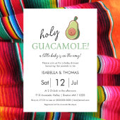 Avocado | Uitnodiging tot het Baby shower van Guac