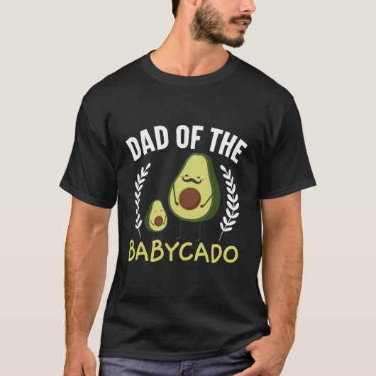 avocado vader papa vaderschap guacamole vader t-shirt (Voorkant)