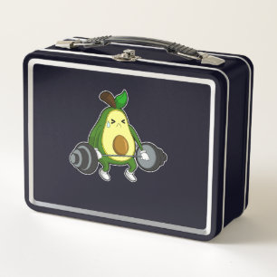 Avocado van Fitness met Barbell
