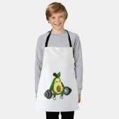 Avocado van Fitness met Barbell Schort (Gedragen)