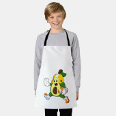 Avocado van Football Sport Schort (Gedragen)