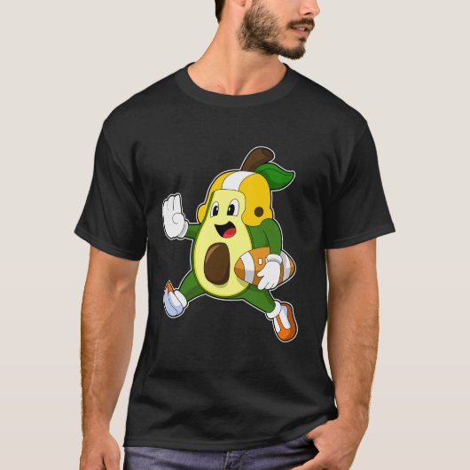 Avocado van Football Sport T-shirt (Voorkant)