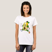 Avocado van Football Sport T-shirt (Voorkant volledig)