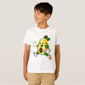 Avocado van Football Sport T-shirt (Voorkant volledig)