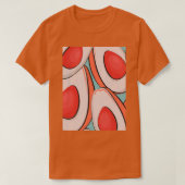 Avocado veert moderne wilde klassieke TShirt (Design voorkant)