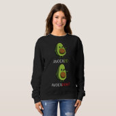 Avocado Vegan Vegetables Fruit Motiva Trui (Voorkant volledig)