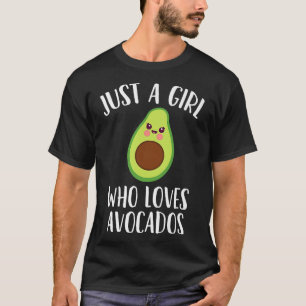Avocado Vegan Vegetarian is een meisje dat van Avo T-shirt