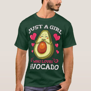 Avocado Vegan Vegetarian is een meisje dat van Avo T-shirt