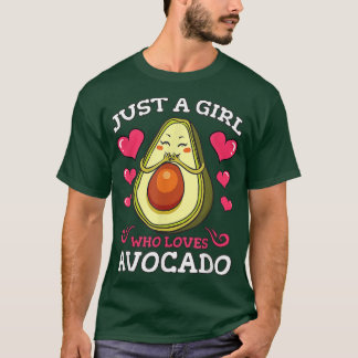 Avocado Vegan Vegetarian is een meisje dat van Avo T-shirt