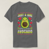 Avocado Vegan Vegetarian is een meisje dat van Avo T-shirt (Design voorkant)
