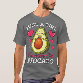 Avocado Vegan Vegetarian is een meisje dat van Avo T-shirt
