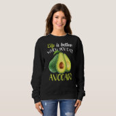 Avocado Vegan Vegetarisch Guacamole Trui (Voorkant volledig)