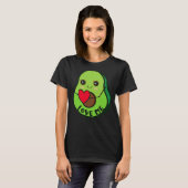 avocado veganistisch eten t-shirt (Voorkant volledig)