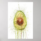 Avocado Vegetable Poster (Voorkant)