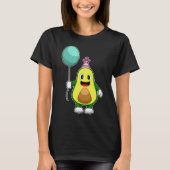 Avocado Verjaardagsballon T-shirt (Voorkant)