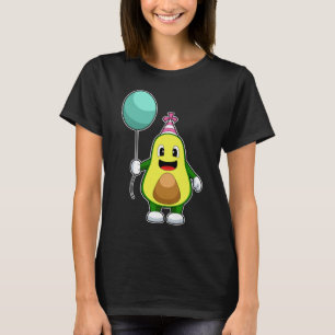 Avocado Verjaardagsballon T-shirt