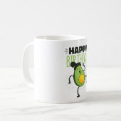 Avocado verjaardagscadeau koffiemok (Voorkant links)