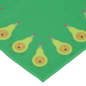 Avocado verjaardagsparty Kinder Tafelkleed (Gekanteld)