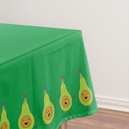 Avocado verjaardagsparty Kinder Tafelkleed (Voorbeeld)