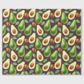 Avocado-verpakkingspapier Cadeaupapier (Vlak)