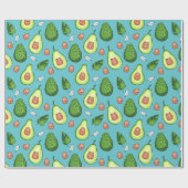 Avocado-verpakkingspapier Cadeaupapier (Vlak)