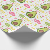 Avocado-verpakkingspapier Cadeaupapier (Hoek)