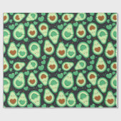Avocado-verpakkingspapier Cadeaupapier (Vlak)