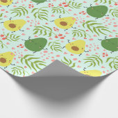 Avocado-verpakkingspapier Cadeaupapier (Hoek)
