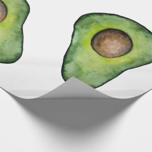 Avocado-verpakkingspapier Cadeaupapier (Hoek)