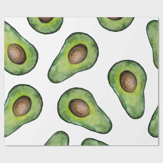 Avocado-verpakkingspapier Cadeaupapier (Vlak)