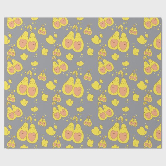 Avocado-verpakkingspapier Cadeaupapier (Vlak)