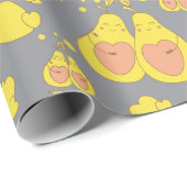 Avocado-verpakkingspapier Cadeaupapier (Rol Hoek)