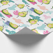 Avocado-verpakkingspapier Cadeaupapier (Hoek)