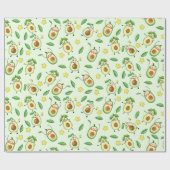 Avocado-verpakkingspapier Cadeaupapier (Vlak)