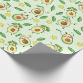 Avocado-verpakkingspapier Cadeaupapier (Hoek)