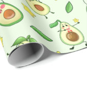 Avocado-verpakkingspapier Cadeaupapier (Rol Hoek)