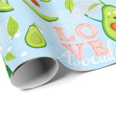 Avocado-verpakkingspapier Cadeaupapier (Rol Hoek)