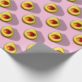 Avocado-verpakkingspapier Cadeaupapier (Hoek)