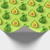 Avocado-verpakkingspapier Cadeaupapier (Hoek)