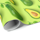 Avocado-verpakkingspapier Cadeaupapier (Rol Hoek)