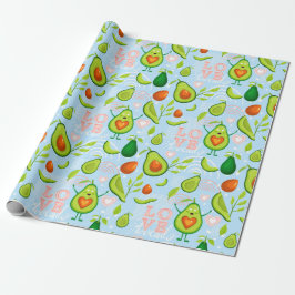 Avocado-verpakkingspapier Cadeaupapier